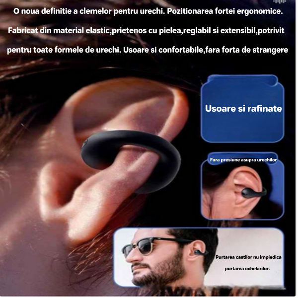 Căști Bluetooth cu Conducție Ososă - Siguranță Sportivă Premium [9]