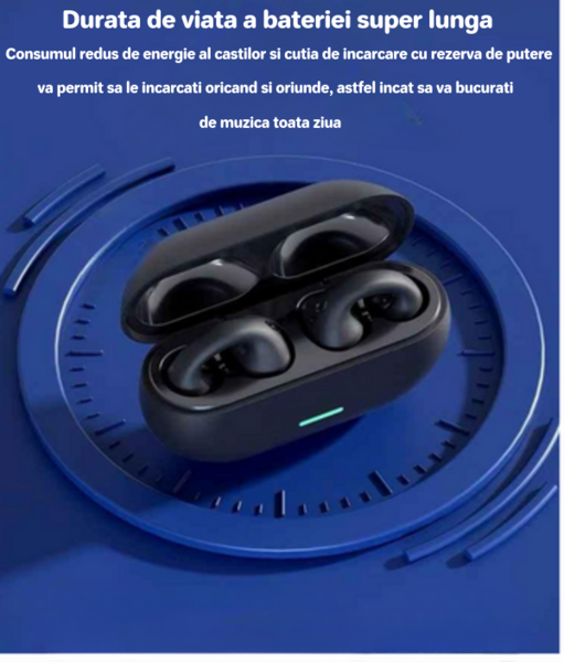 Căști Bluetooth cu Conducție Ososă - Siguranță Sportivă Premium [10]