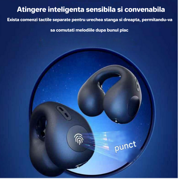 Căști Bluetooth cu Conducție Ososă - Siguranță Sportivă Premium [2]