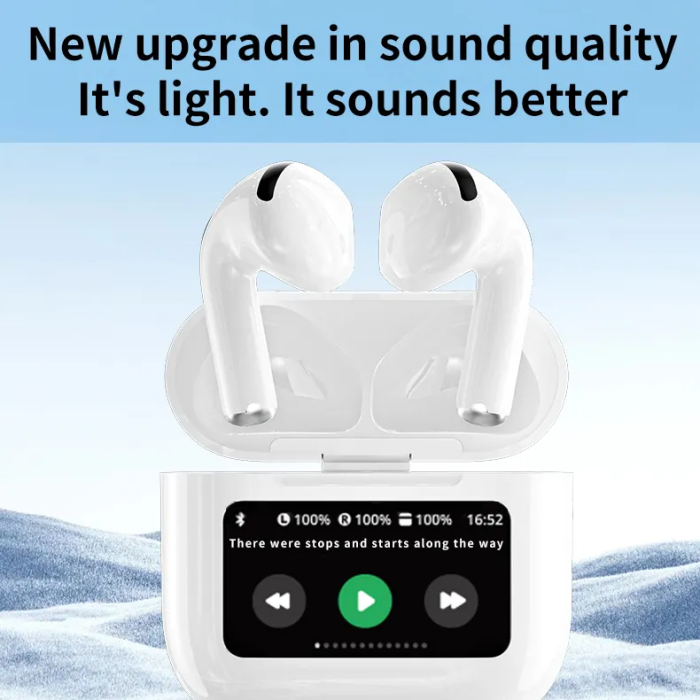 Căști Wireless Bluetooth PRO - Tehnologie Avansată cu Ecran Tactil Inteligent [2]