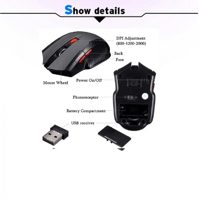 Mouse de Gaming Wireless | Performanță fără Fir pentru Jocuri [4]