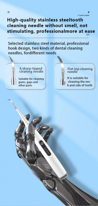 Periuță Electrică 2-în-1 cu Eliminare Tartru – Curățare Profesionistă Zilnică [5]