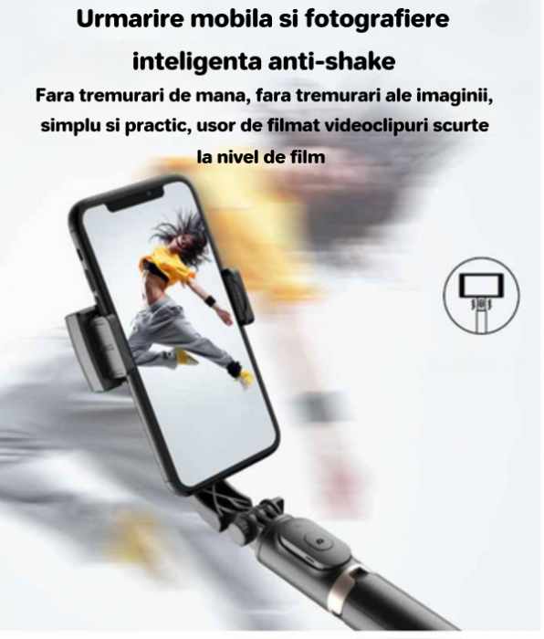 Tripod Stabilizator Q08 - Cadre Perfecte în Mișcare! [7]