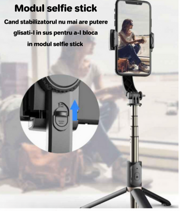 Tripod Stabilizator Q08 - Cadre Perfecte în Mișcare! [11]