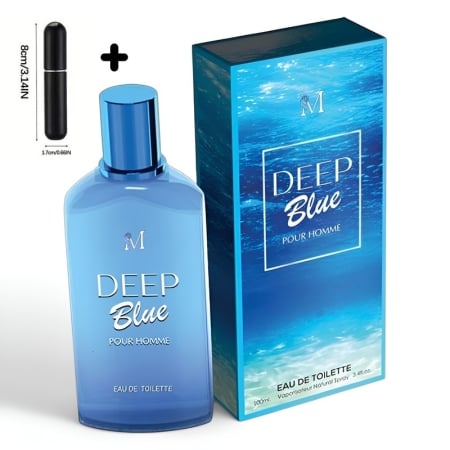 Barbat - DEEP BLUE - Parfum Masculin Rafinat cu Note de Menta și Santal