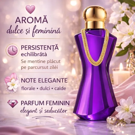 Apa de parfum Lady electric, 100 ml, dama + dozator reincarcabil [2]