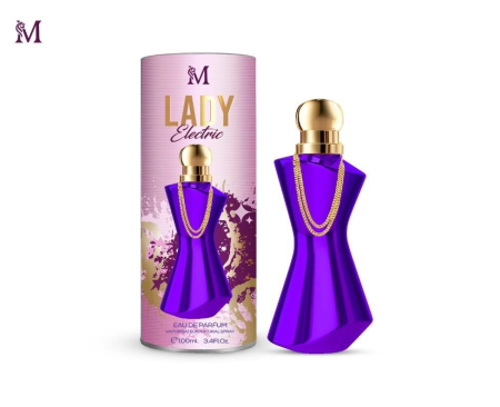 Dama - Apa de parfum Lady electric, 100 ml + dozator reincarcabil