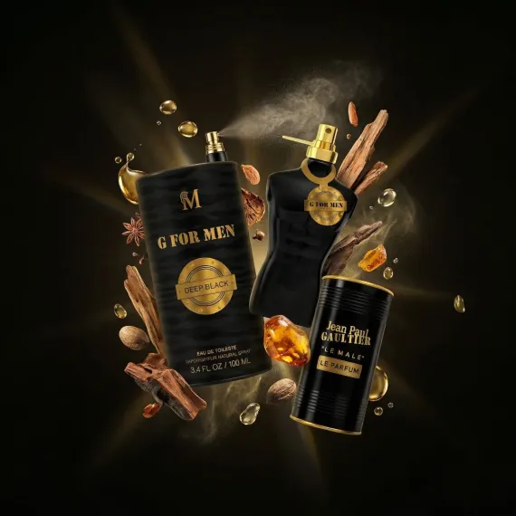 DEEP BLACK - Parfum Oriental Aromatic de Elită pentru Bărbați [1]