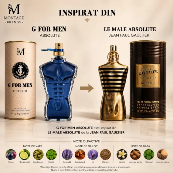 Barbat - G for Man Absolute - Esența Rafinamentului Masculin Modern