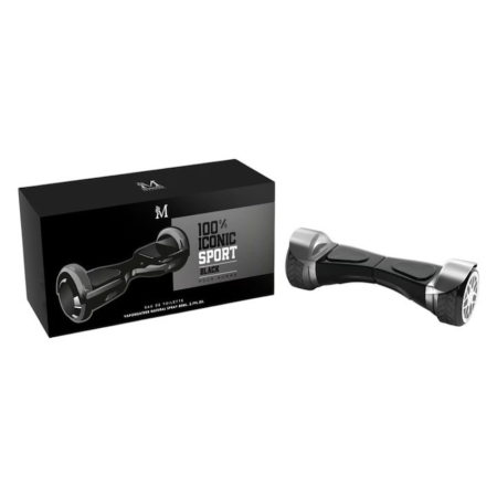Barbat - Parfum Iconic Sport Black – 100ml cu Mini Dozator Reîncărcabil 5ml GRATUIT | Note de Tutun, Cacao, Piele și Piper Roz