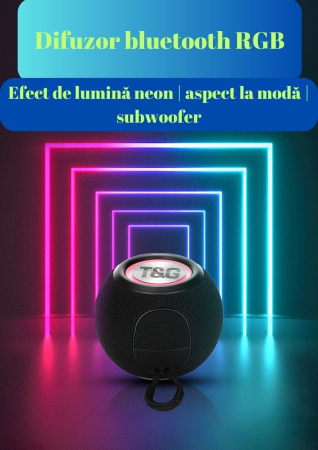 Boxă Bluetooth Portabilă 5W, IPX5, 14h Autonomie | Reducere 50% [4]