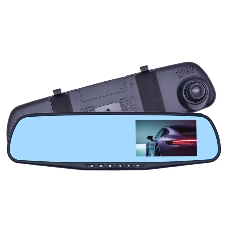Camera DVR Auto cu Oglindă Retrovizoare - Dual 1080P & Parking Mode [1]