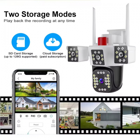 Cameră Exterior 16MP 4K | Zoom 10X | Autotracking | IP66 [7]