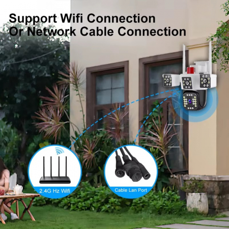 Cameră Exterior 16MP 4K | Zoom 10X | Autotracking | IP66 [8]