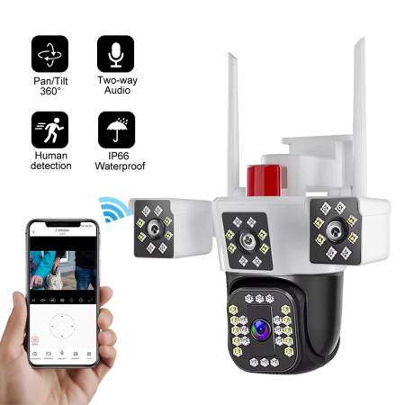 Cameră Exterior 16MP 4K | Zoom 10X | Autotracking | IP66 [1]