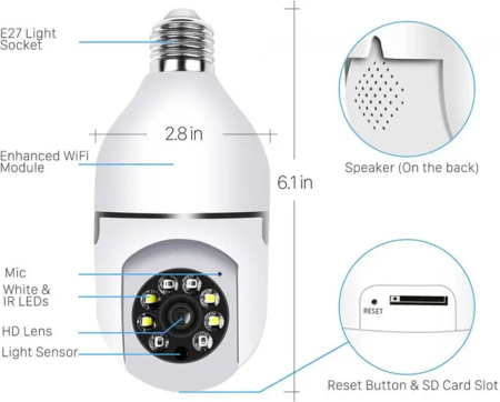 Camera supraveghere Brennex tip bec wifi [1]