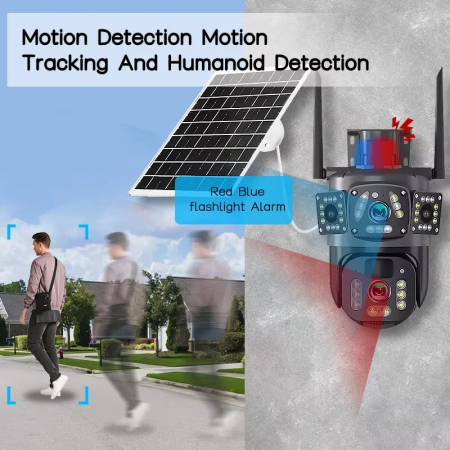 Cameră 4G 3 Lentile | 6K UHD | Solară | Zoom 10X | 350 lei [4]
