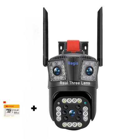 Camere supraveghere - CAMERĂ SUPRAVEGHERE 3-LENTILE CU PERFORMANȚĂ PREMIUM