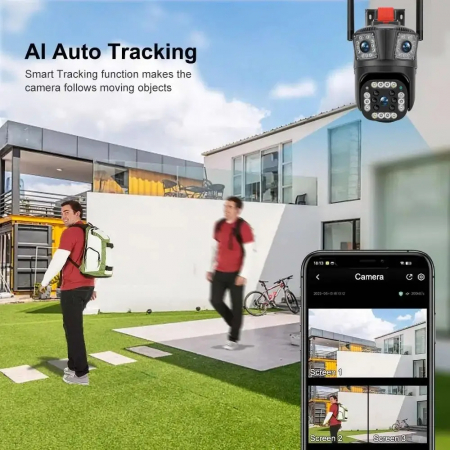 CAMERĂ SUPRAVEGHERE 3-LENTILE CU PERFORMANȚĂ PREMIUM [2]