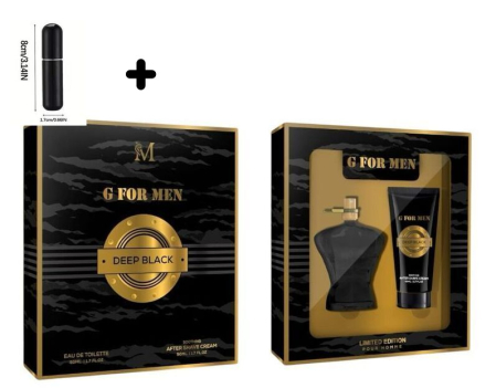 Barbat - G for Men – Deep Black: Sofisticare și Putere în Cel Mai Bun Raport Calitate-Preț   New chat