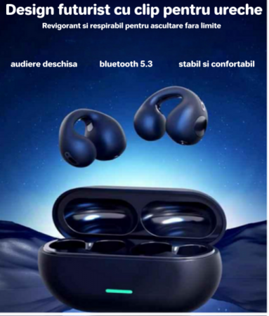 Căști Bluetooth cu Conducție Ososă - Siguranță Sportivă Premium [10]