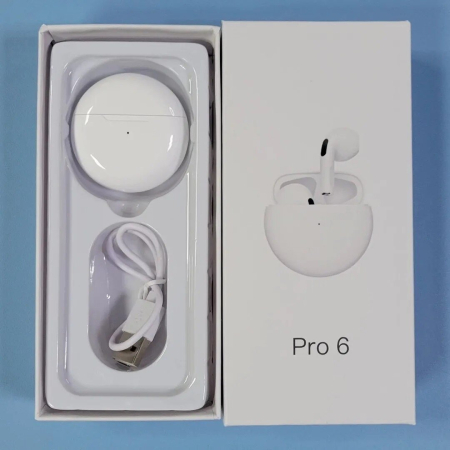 Casti wireless - Căști Bluetooth Wireless Pro 6 - Performanță Audio Superioară și Confort Absolut