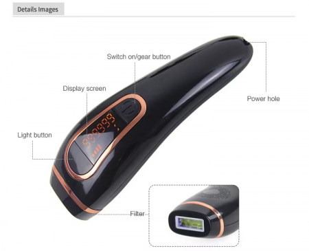 Epilator Premium IPL – Epilare Definitivă și Fără Durere Acasă [2]