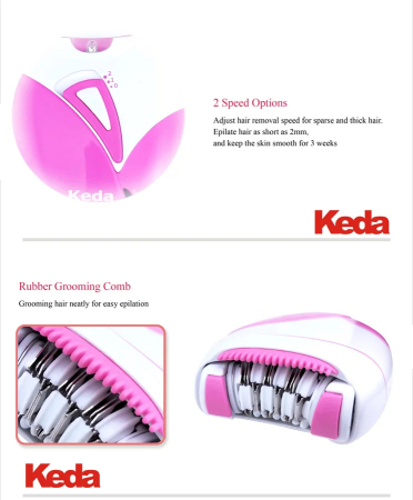 Epilator Electric Reîncărcabil | Neteziune Perfectă, Fără Durere [3]