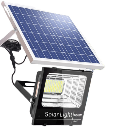 Lampa solara - Lampă Solară Exterior 400W – 480 LED SMD cu Telecomandă și Senzor Crepuscular