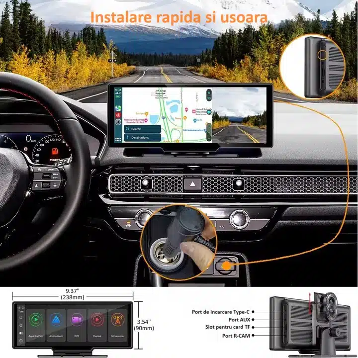 Sistem Multimedia Auto 10.26″ – CarPlay Wireless, Cameră 4K, Android Auto [5]