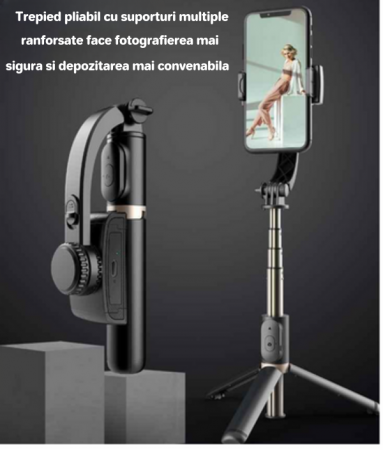 Tripod Stabilizator Q08 - Cadre Perfecte în Mișcare! [4]