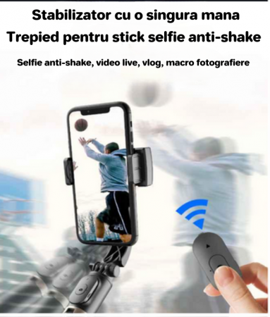 Tripod Stabilizator Q08 - Cadre Perfecte în Mișcare! [9]