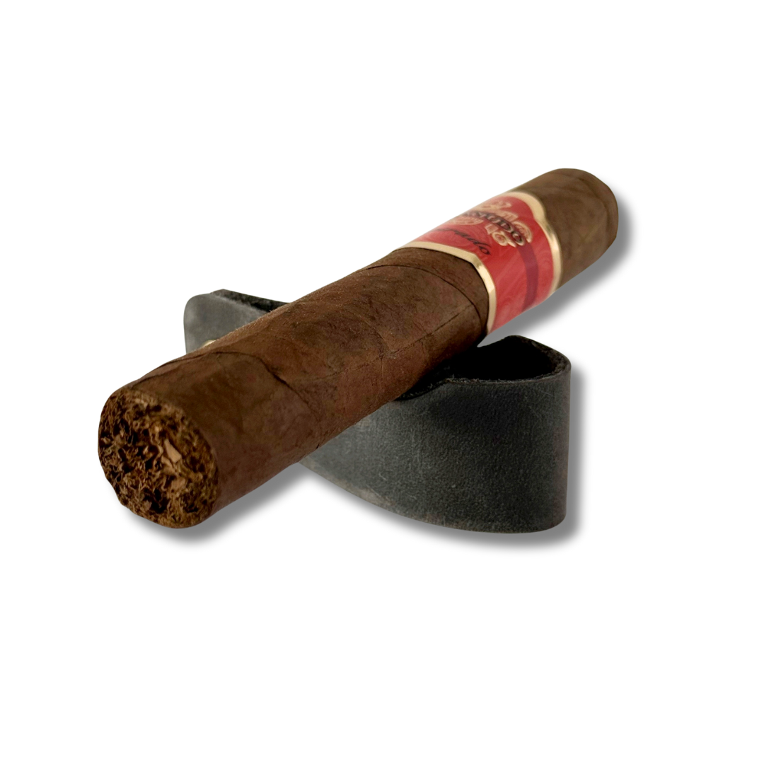 Suport din piele naturala pentru trabuc [4]