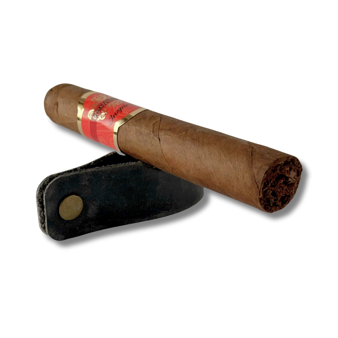 Suport din piele naturala pentru trabuc [3]