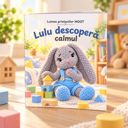 Cărți de povești - Carte de povești „Lulu descoperă calmul” – Lumea prietenilor MOOT, 20 × 20 cm