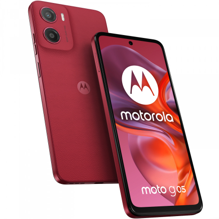 Telefon Motorola Moto G05, 64 GB + 4 GB, Display 6.67″, Octa Core 2.0 GHz, Plum Red [4]