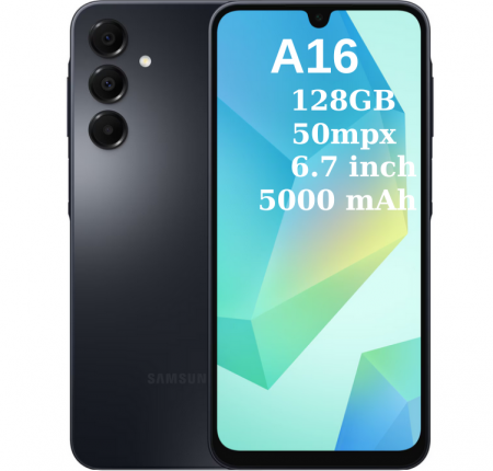 Samsung - Telefon Samsung A16 A165F 6.7" 4GB 128GB DualSIM  Black