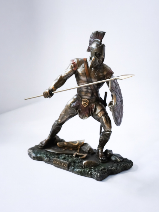 Ahile și Hector - Statui din bronz și rășină [9]