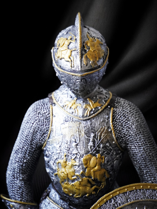 Armură Medievală - Statuie premium din bronz și rășină [3]