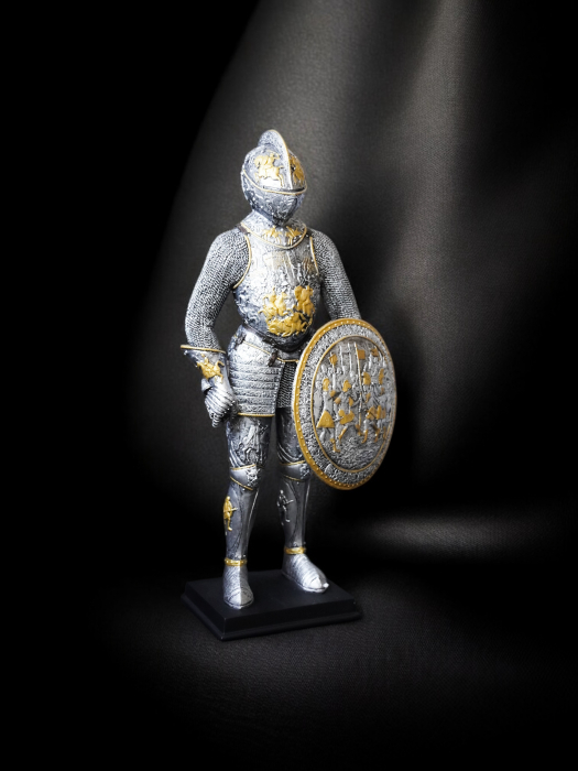 Armură Medievală - Statuie premium din bronz și rășină [1]