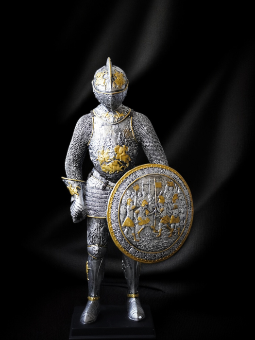 Armură Medievală - Statuie premium din bronz și rășină [2]