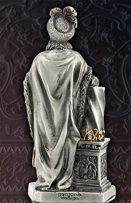 Constantin Brâncoveanu -  Statuetă din plumb sau rășină cu personaje istorice românești [4]