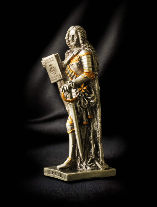 Dimitrie Cantemir - Statuetă din plumb sau rășină cu personaje istorice românești [2]