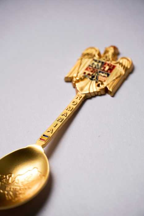 Linguriță decorativă „Stema României” - Simbol național gravat [4]