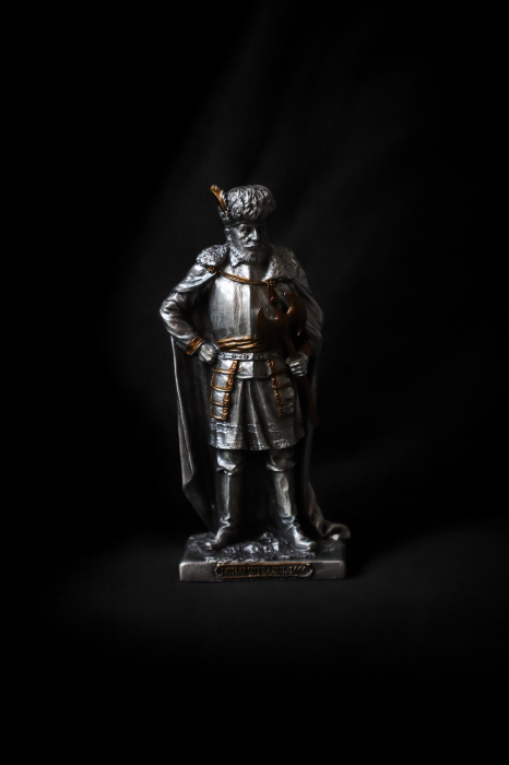 Mihai Viteazul - Statuetă din plumb sau rășină cu personaje istorice românești [4]