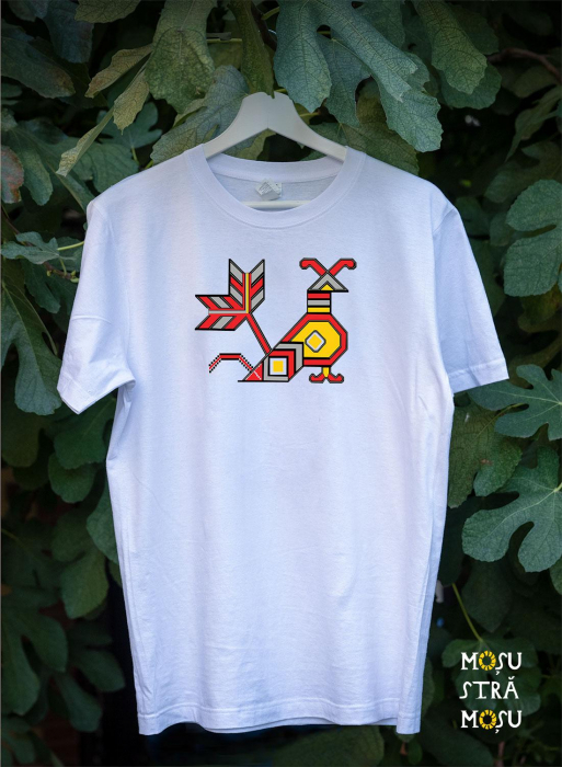 Moșu Cocoșu - Tricou motive tradiționale din Oltenia [1]