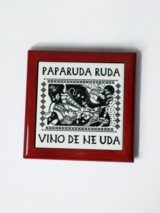 Paparuda - cutie premium de bijuterii din lemn de cireș lăcuit [2]