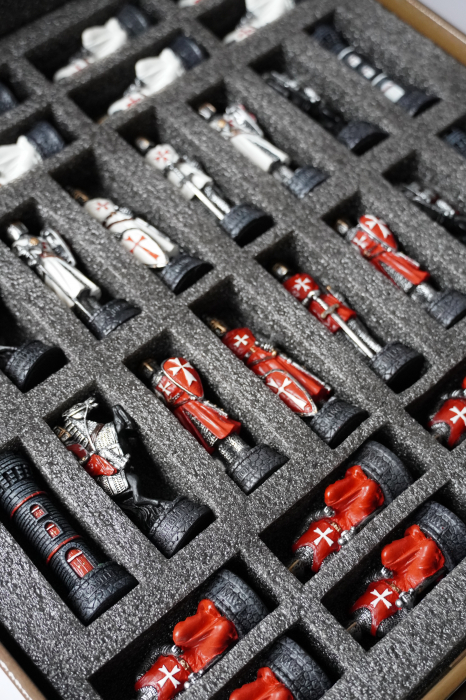 Set piese de șah premium - cavaleri templieri [6]