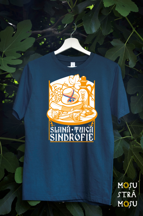 Slană, țuică, sindrofie - Tricou cu motive de actualitate [1]