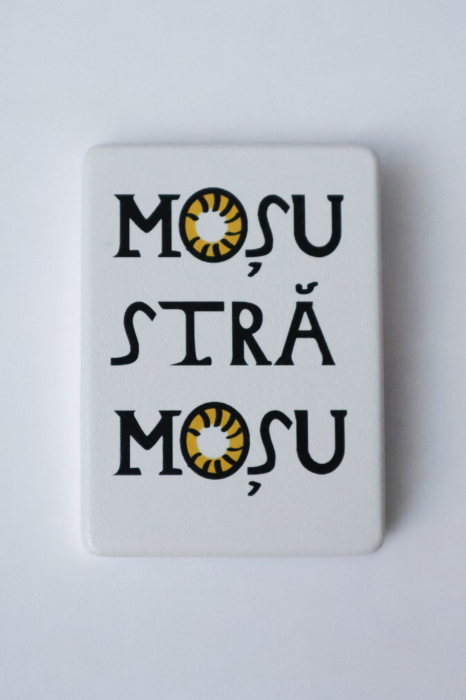 Strămoș - oglindă de poșetă cu motive tradiționale din Maramureș [6]